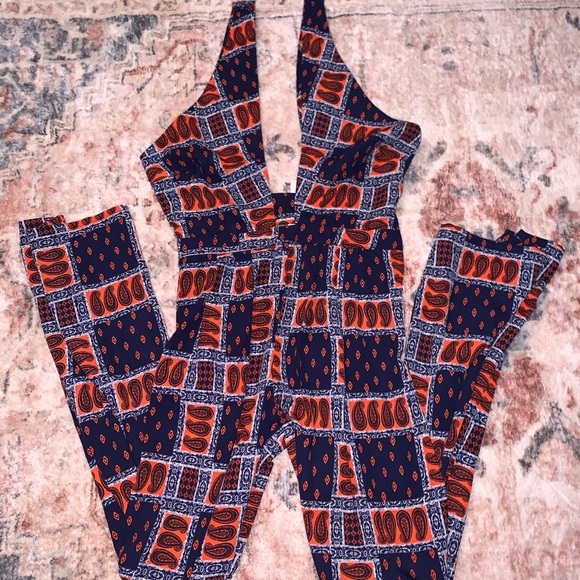 Sugarlips Pants - Sugar Lips Printed Jumpsuit